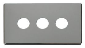 SCP223CH  Definity 3 Gang Toggle Switch Cover Plate